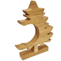 Erst-Holz Dekobaum Eichenholz Beige 21 cm