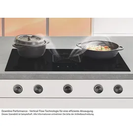 berbel Kochfeldabzug Downline Performance 83 cm Edelstahl