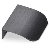 5 x Möbelgriff BLANKETT round 40 mm Titanoptik gebürstet Hinterschraubgriffe Griffleisten Schrankgriffe Küchengriffe von SO-TECH®