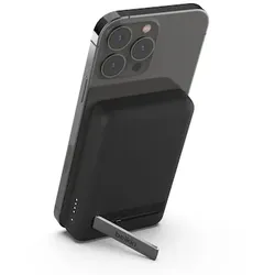 Belkin BOOST CHARGETM Magnetische drahtlose Powerbank 5000mAh, Standfuß, schwarz