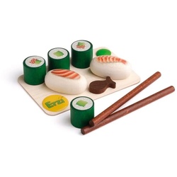 Erzi® Spiellebensmittel, (Set, 11-tlg), Sushi, Holz Spielzeug, Kaufladenzubehör, Spielzeug-Sushi bunt