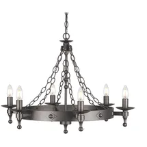Elstead Lighting Warwick 6-flg. (WR6 GRAPHITE)