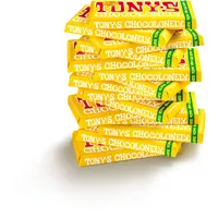 TONY'S CHOCOLONELY – Vollmilchschokolade mit Honig, Mandeln & Nougat 15x180 g - Fairtrade Schokolade mit weißem Nougatkern, verfeinert mit Honig & Mandeln. Ohne Palmöl, hergestellt in Belgien