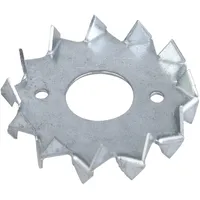 GAH Alberts Alberts 50x Scheibendübel mit Zähnen, beidseitig, Stahl,