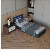 Juskys Verona 90 x 200 cm H3 grau