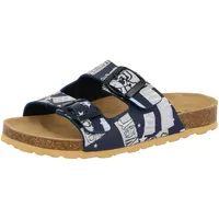 LICO Unisex Kinder Bioline ROCKY Pantoletten, Marine/ Grau, 30