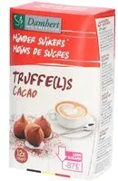Damhert Moins De Sucre Truffes Cacao Chocolat 120 g