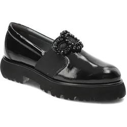 Schwarze Mokassins Armodo Elegante Lederschuhe, 39