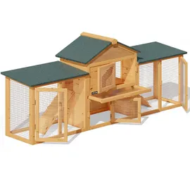 Cadoca® Hasenstall 204 x 45 x 84 cm