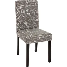 MCW Esszimmerstuhl Littau Textil grau 4er Set