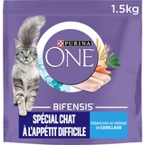 PURINA ONE - Spezialfutter für Kabeljau/Forelle mit Appetit, für Katzen, 1,5 kg