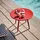 Oviala Gartentisch Ø 40 x 30 cm Rot