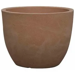 SIENA GARDEN Pflanzgefäß »Bristol«, Kunststoff, terrakottafarben, rund - braun
