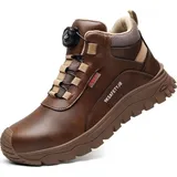 Sicherheitsstiefel Herren Sicherheitsschuhe Stahlkappenschuhe, Arbeitsschuhe (EU:37-48) - 47