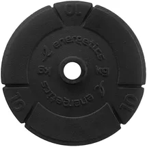 Energetics Hantelscheibe Gusseisen 10 kg schwarz