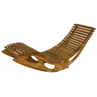 Prestige home living outdoor Ergonomische Schwungliege Saunaliege aus Akazienholz