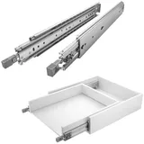 SO-Tech SO-TECH® Auszug Schwerlastauszug 200 kg mit Lock-in/out Einrastfunktion, grauer Hebel, VarioSlide KV2-200-H76-L650-EH 660,4 mm grau