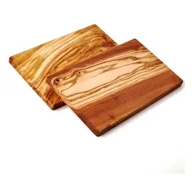 dasolivenholzbrett 2er Set Frühstücksbrett rechteckig 30cm