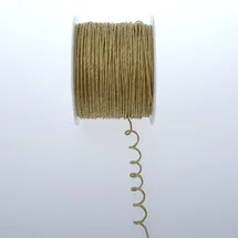 Deko AS GmbH Papierdraht Gold 2mm 100m