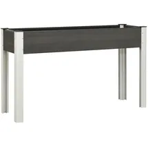 vidaXL Garten-Hochbeet 120 x 40 x 75 cm Grau