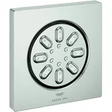 Grohe Seitenbrause Rainshower Aqua Cube 7,5x7,5cm, 2 Stahlarten, supersteel