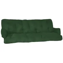 Beautissu Hollywoodschaukel Auflagenset 180 x 50 x 8 cm grün 2-tlg.