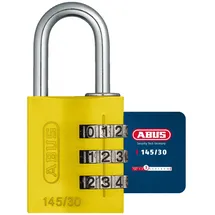 ABUS Zahlenschloss 145/30 Gelb