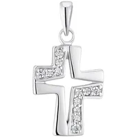 Amor Kreuzanhänger Silber 9175185