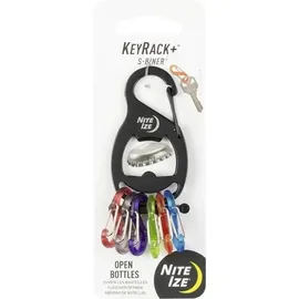 NITE IZE Schlüssel-Karabiner NI-KRB2-01-R6 Schwarz, Bunt 1St.