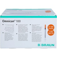 B. Braun Omnican 100 1ml Insulin U-100 0.30x8mm einzelverp
