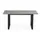 B&D home Esstisch 120 x 76 x 80 cm schwarz/weiß