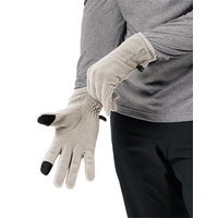 Jack Wolfskin Unisex REAL Stuff Glove Handschuh, Dove, S
