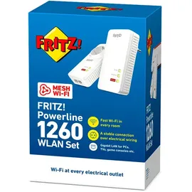 AVM FRITZ!Powerline 1260E International 1200 Mbps 2 Adapter 20002819