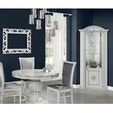 Eckvitrine Vitrine Anrichte Eck Vitrinen Luxus Glas Schrank Schranke Holz Design