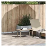 vidaXL Garten-Couchtisch Rechteckig 80 x 40 x 37 cm Beige