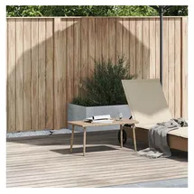 vidaXL Garten-Couchtisch Rechteckig 80 x 40 x 37 cm Beige
