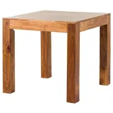 MASSIVMOEBEL24.DE Oxford 80 x 76 x 80 cm honig lackiert/braun