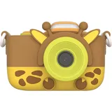 MYFIRST Camera 3, mit Schutzhülle Kinder Digitalkamera Gelb, k.A. opt. Zoom, 2 Zoll IPS