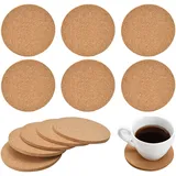 korken korkuntersetzer rund untersetzer glasuntersetzer Kork tischsets aus Holz bierdeckel - korkplatte