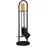 Relaxdays Kaminbesteck modern 4-tlg. schwarz/braun
