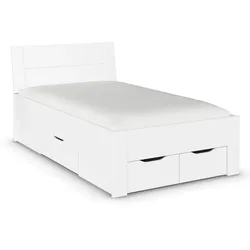 rauch Bett »Aditio Beds« - 126x216x100cm - weiß - Holz