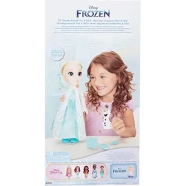 Jakks Pacific Disney Frozen / Eiskönigin - "My Singing Friend Elsa & Olaf" - Elsa Puppe mit Sound - 38 cm