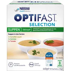 OPTIFAST Selection Suppen Pulver 8X55 g