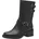 Absatzstiefelette Blockabsatz bequem BLACK EU 41