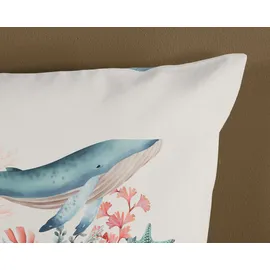 Muller Textil Ocean unifarben Türkis 155 x 220 cm + 2 x 80 x 80 cm