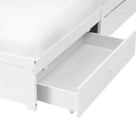 Beliani Brux 180 x 200 cm Weiß