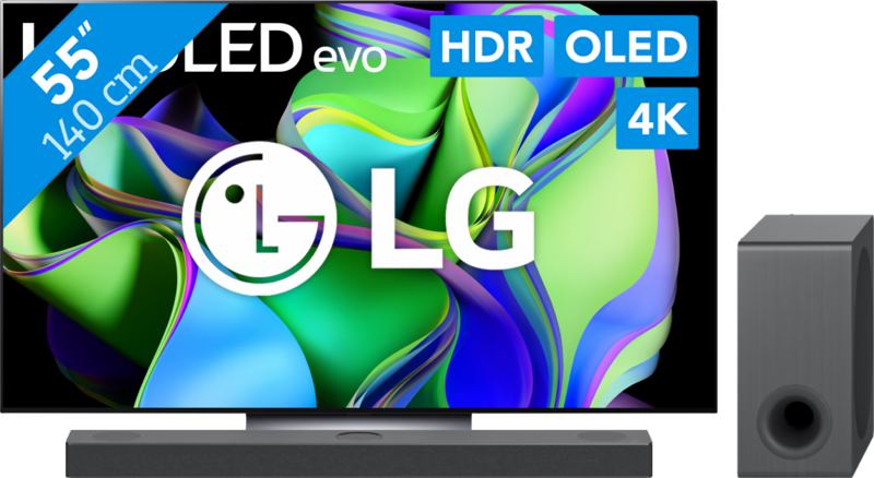 LG OLED55C37LA (2023) + Soundbar