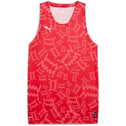 PUMA teamJAWS Graphic Basketballtrikot Herren 03 - for all time red 3XL
