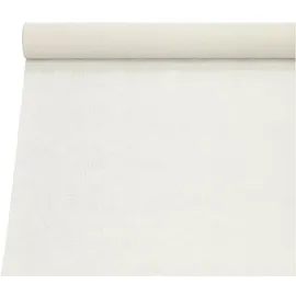 Papstar Papiertischtuch mit Damastprägung 10 m x 1 m 25 St. Weiß
