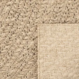 The CarPET Kansas Outdoor Teppich im Jute-look, für Terrasse, Natur, 060 x 090 cm
